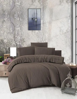 Комплект постельного белья DO&CO RANFORCE GARSIA DARK Евро макси, ранфорс, наволочки 50х70 см - 4 шт
