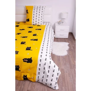 Комплект постельного белья Миланика Томас, 1.5 спальный, бязь, наволочка 70х70 см 