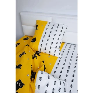 Комплект постельного белья Миланика Томас, 1.5 спальный, бязь, наволочка 70х70 см 