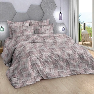 Комплект постельного белья Миланика Арабески 1.5 спальный, бязь, наволочки 70х70 см 
