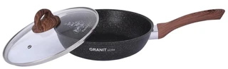 Сковорода Kukmara Granit Ultra Original, 24 см, с крышкой 