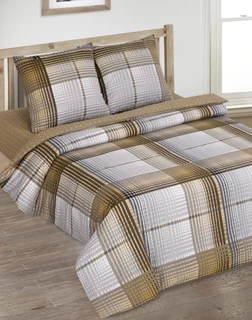 Комплект постельного белья АРТПОСТЕЛЬ DE LUXE Риальто 2-спальный Евро, поплин, наволочки 70х70 см 
