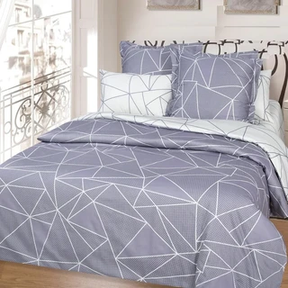 Комплект постельного белья АртПостель Вентура 2 спальный Евро, сатин, наволочки 70х70 см 