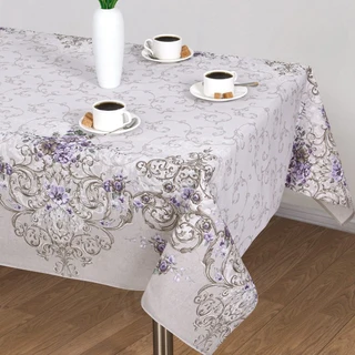 Скатерть АРТПОСТЕЛЬ Мазурка 150х220 см, рогожка 