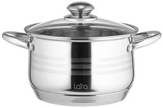 Кастрюля LARA LR02-582 серия Sonata 3.9л 