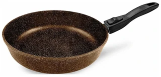 Сковорода Нева Металл Neva Granite Brown, 22 см, со съемной ручкой 