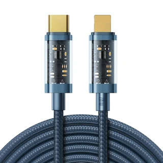 Кабель JOYROOM S-CL020A12 Type-C - Lightning, 1.2 м, 2.4 А, синий