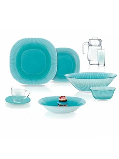 Столовый сервиз Luminarc Carina Pop Art Turquoise, 6 персон, 44 предмета 