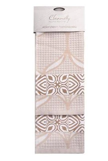 Комплект кухонных полотенец Донецкая мануфактура BOUQUET DI CAMPO 50х70 см, вафельное полотно 