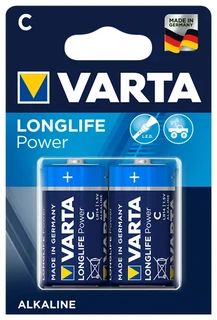 Батарейка C/LR14 VARTA Longlife Power, 2 шт