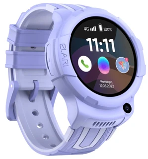 Смарт-часы ELARI Kidphone 4G Wink фиолетовый 