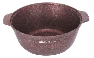 Кастрюля-жаровня Kukmara Granit Ultra Red, 4 л 