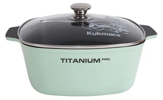 Кастрюля-жаровня Kukmara Titanium pro, 6.5 л 