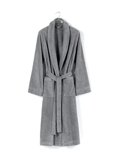 Халат махровый Текстильснаб Серый, размер: 44 
