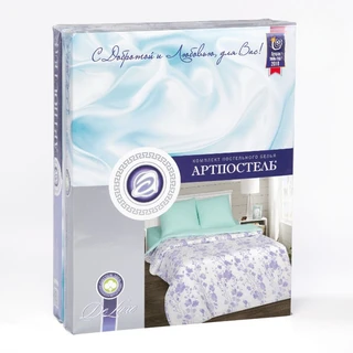 Комплект постельного белья АРТПОСТЕЛЬ DE LUXE Кармелита 1.5-спальный, поплин, наволочки 70х70 см 