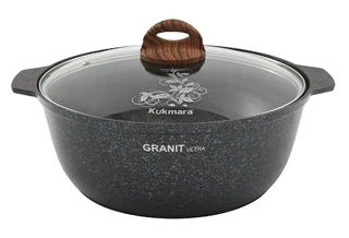 Кастрюля Kukmara Granit Ultra blue, 5 л 