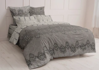 Комплект постельного белья Шуйские ситцы Мастерская снов 208211, 2 спальный евро, бязь, наволочки 70х70 см 