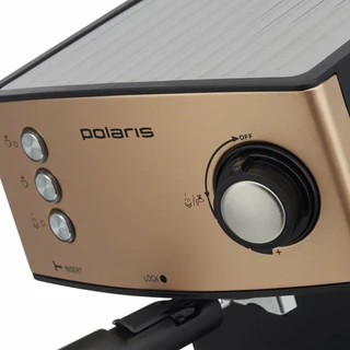 Кофеварка Polaris PCM 1527E Adore Crema, бронзовый/черный 