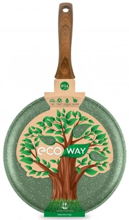 Сковорода блинная Нева Металл ECO WAY, 24 см 