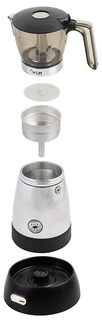 Кофеварка VLK Venice 6002 серебристый 