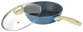 Сковорода-вок LARA LR01-12-26 серия Santorini wok, 26 см, с крышкой 