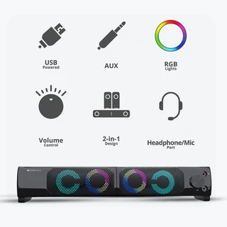 Колонки 2.0 Zebronics Wonderbar 10 