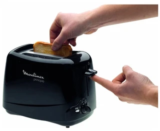 Тостер Moulinex TT1102 черный 