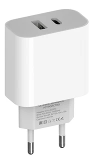 Сетевое зарядное устройство Maxvi CHL-602PD белый 