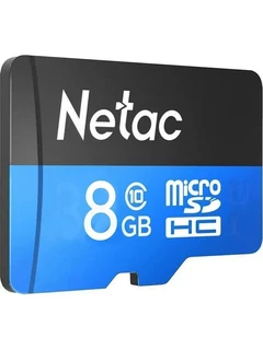 Карта памяти microSDHC Netac P500 Standard 8 ГБ 