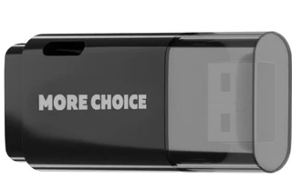 USB-накопитель More Choice MF64 64 ГБ, USB 2.0, черный 