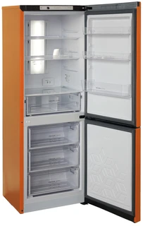 Холодильник Бирюса T820NF, оранжевый 