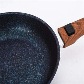 Сковорода Kukmara Granit Ultra Blue, 28 см, со съемной ручкой 