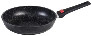 Сковорода Мечта Бриллиант Гранит Blaсk, 22 см, со съемной ручкой 