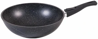 Сковорода-вок Мечта Гранит Black, 28 см, со съемной ручкой 
