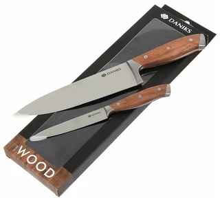 Набор ножей Daniks Вуд, 2 предмета 