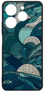 Накладка DF для TECNO Spark 10 Pro print Art003 