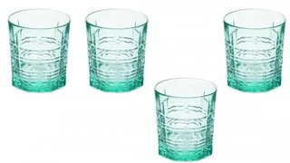 Набор стаканов Luminarc ДАЛЛАС бирюзовый, 4 шт, 0.3 л 