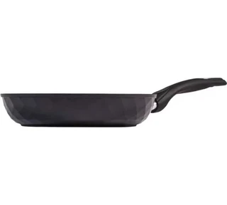 Сковорода Мечта Гранит Бриллиант Black, 24 см, с крышкой 