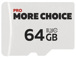 Карта памяти microSDXC More choice MC64 64 ГБ 