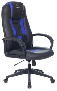 Кресло игровое Zombie 8, чёрный/синий 