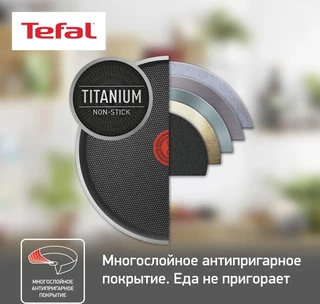 Сковорода Tefal Easy Plus, 26 см 