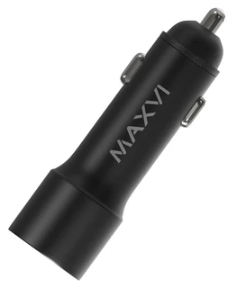 Автомобильное зарядное устройство Maxvi CCM-M242, черный 