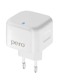 Сетевое зарядное устройство PERO TC10 белый 