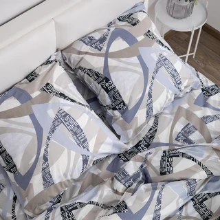 Комплект постельного белья Миланика Римини, 1.5 спальный, поплин, наволочки 70х70 см 
