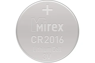 Батарейка CR2016 Mirex, 1 шт