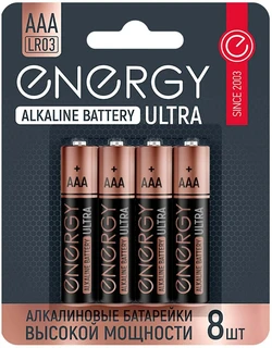 Батарейка AAA Energy Ultra LR03-8BL, 8 шт