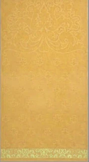 Полотенце Cleanelly Artwork желтый 50х80 см, махра