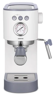 Кофеварка CENTEK CT-1168, белый/сиреневый 