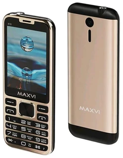 Сотовый телефон Maxvi X10 Metallic Gold 