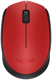 Мышь беспроводная Logitech M170 Red/Black 